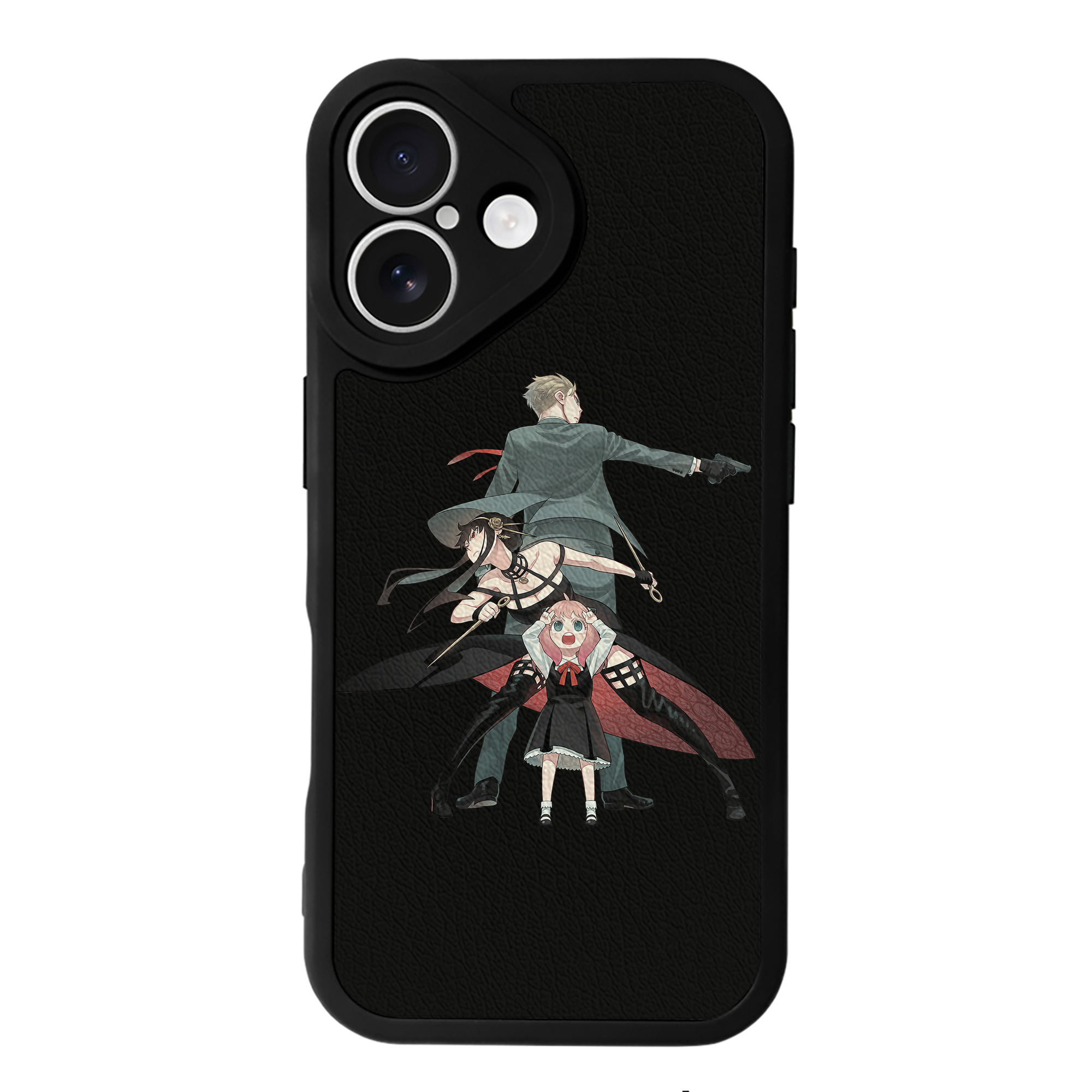 （画像用） SPY×FAMILY间谍家家酒 【iPhone 16シリーズ対応】シリコンスマホケース（レザー調） 材質：シリコン
